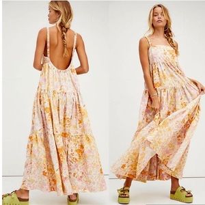 Free People Floral Tiered Maxi Dress